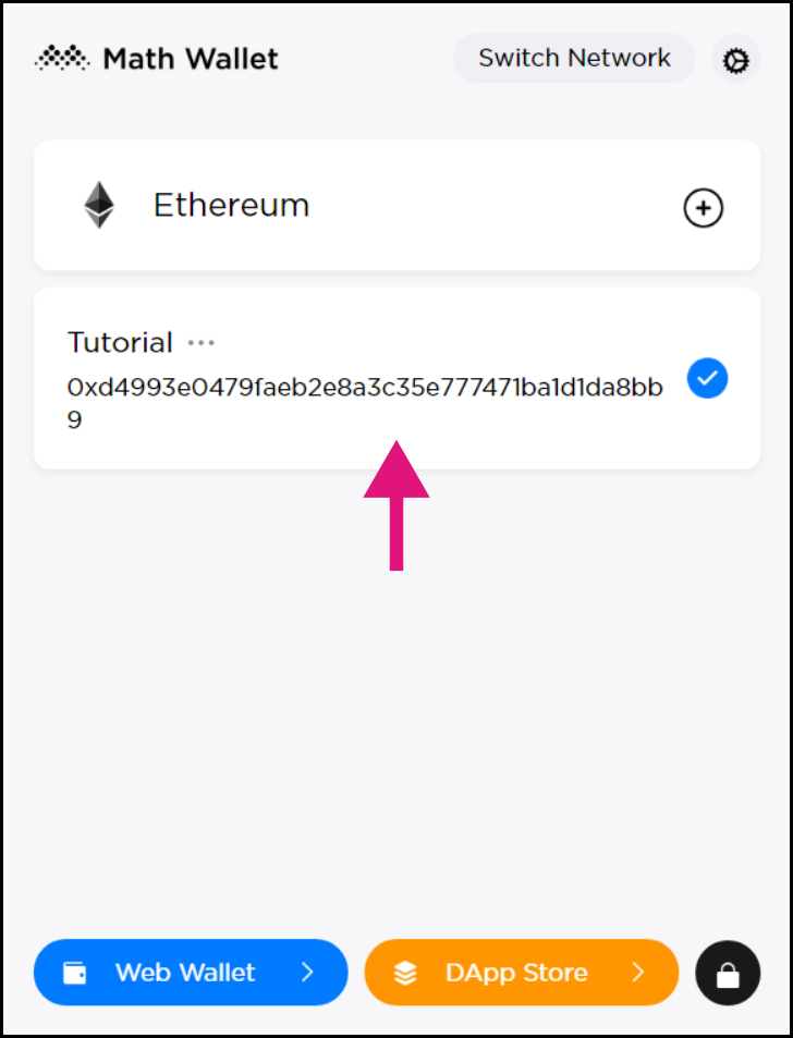 How to Create a Moonriver Address Using Math Wallet